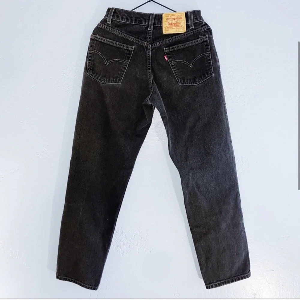 Levi's 550 Faded Black Vintage Straight Leg Jean 30/27" - Picture 3 of 12